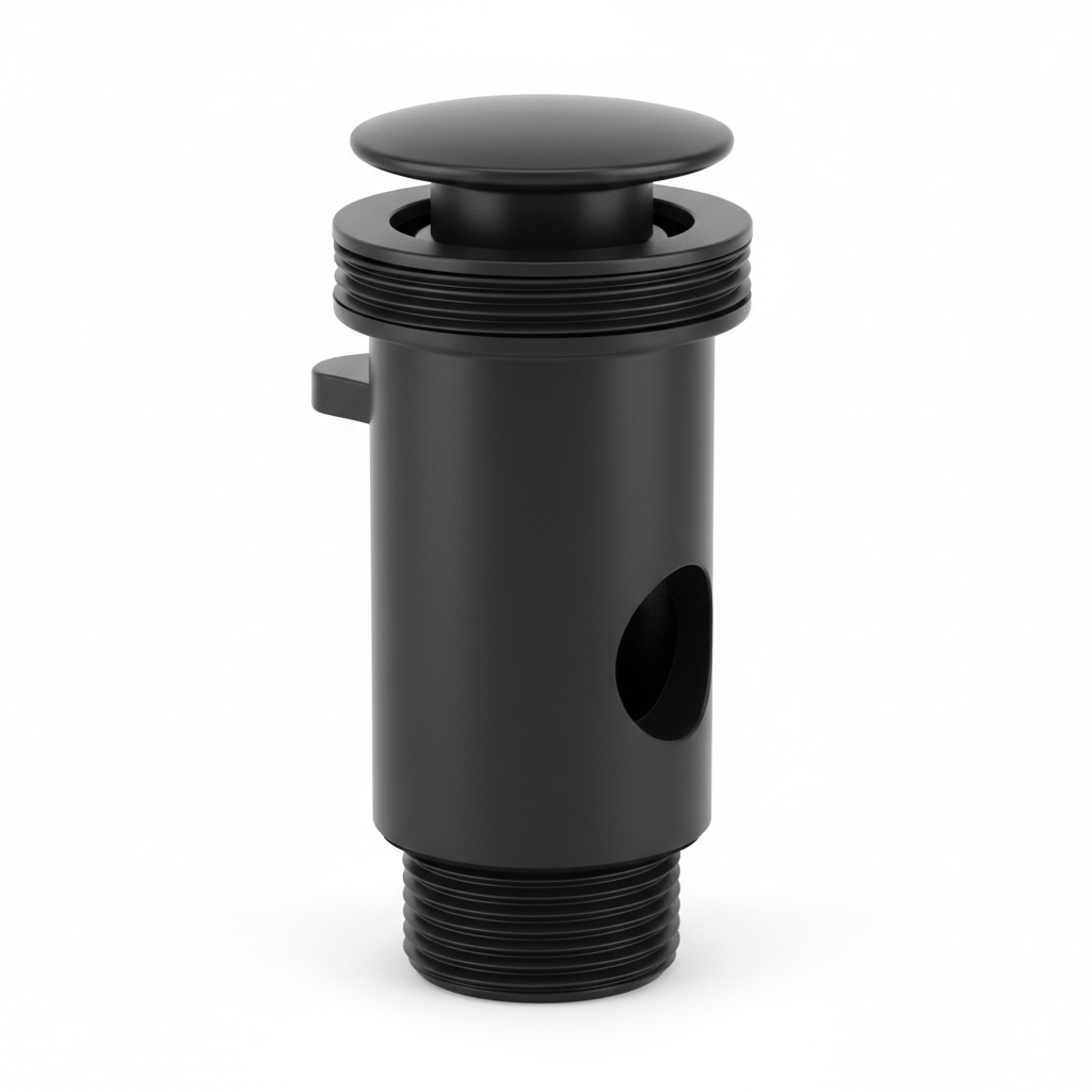 1¼" Plastic Pop-Up Waste — Push-to-Open Basin Waste Fitting