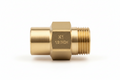 ½" K1 Brass Gate Valve — Wheel Handle Inline Shut-Off Valve