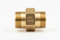 ½" K17 Brass Gate Valve — Wheel Handle Inline Shut-Off Valve