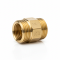 ½" K2 Brass Gate Valve — Wheel Handle Inline Shut-Off Valve