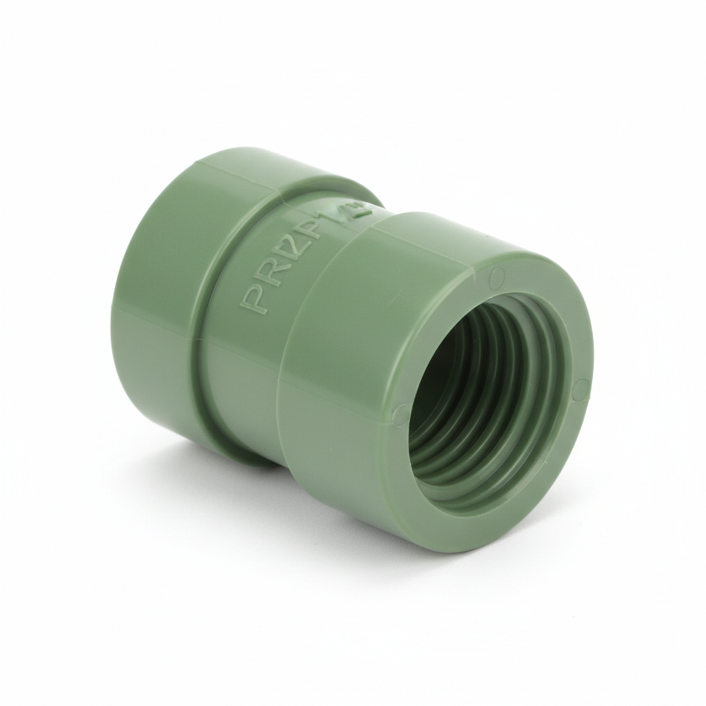 ½" PPR Straight Coupling — Inline Pipe Joiner for Hot & Cold Water Systems
