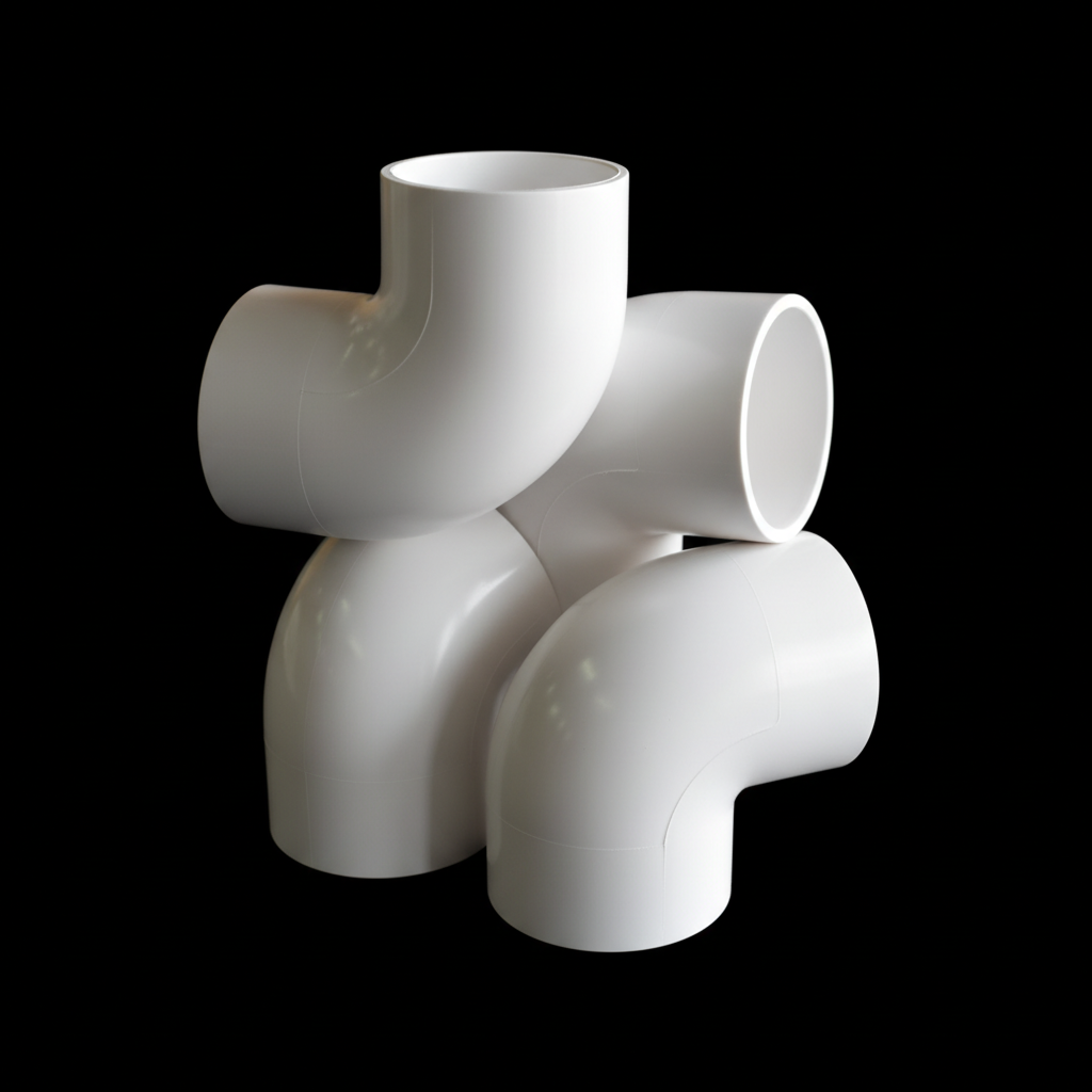 2" uPVC Pipe Bend — 90° Elbow for Cold Water & Drainage Systems