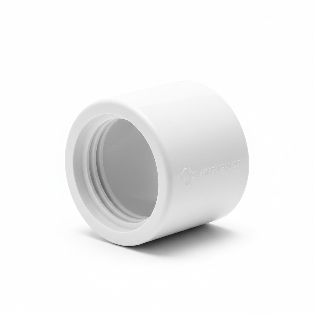 2" uPVC End Cap — Pipe Termination Fitting for PVC Systems