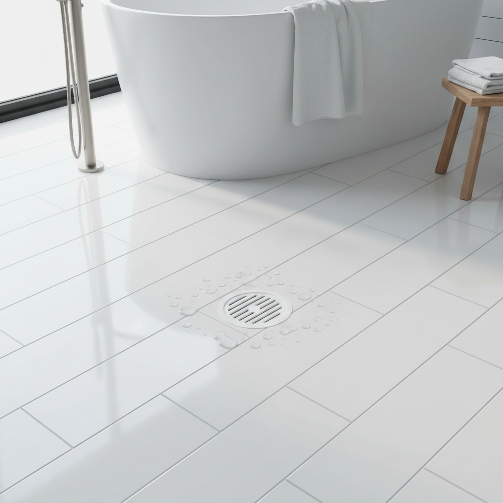 2" Plastic Floor Drain — Bathroom & Utility Room Waste Drain with Grate
