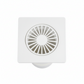2" Plastic Floor Drain — Bathroom & Utility Room Waste Drain with Grate
