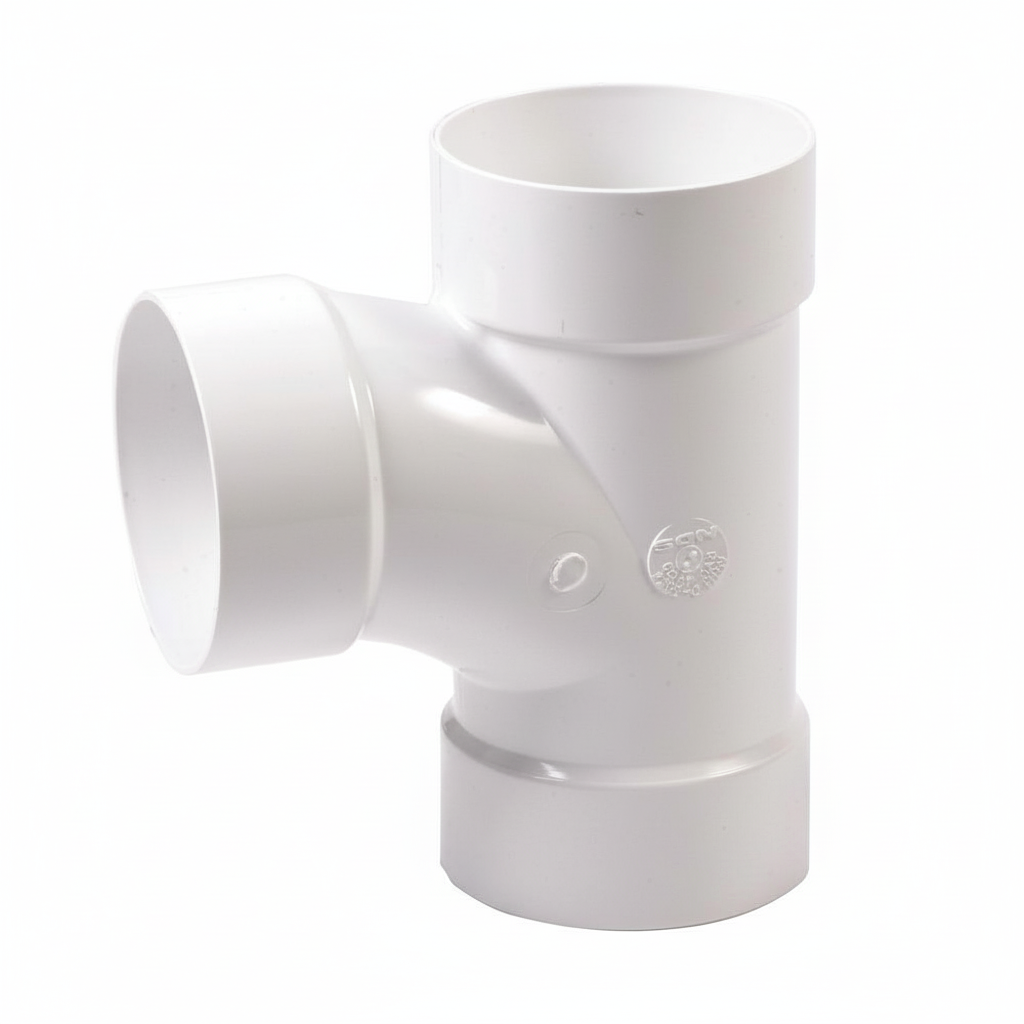 2" uPVC Swerve Tee — Angled Branch Fitting for Drainage & Irrigation Systems