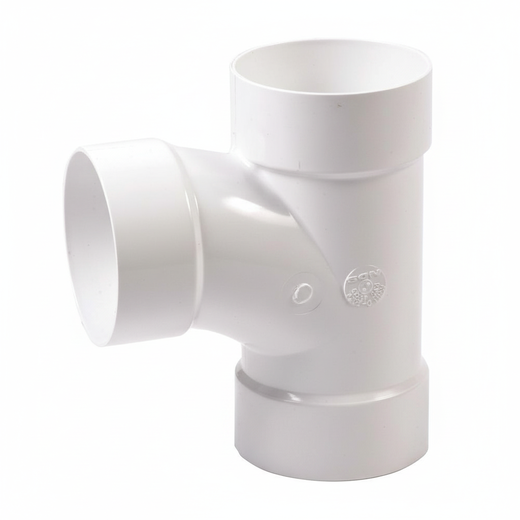 2" uPVC Swerve Tee — Angled Branch Fitting for Drainage & Irrigation Systems