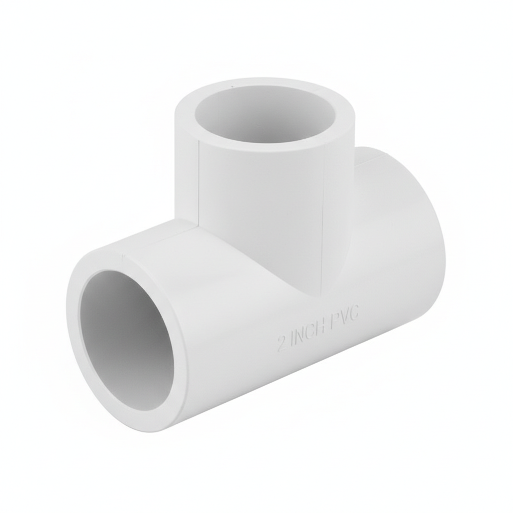 2" uPVC Equal Tee — T-Junction Fitting for Cold Water & Drainage Systems