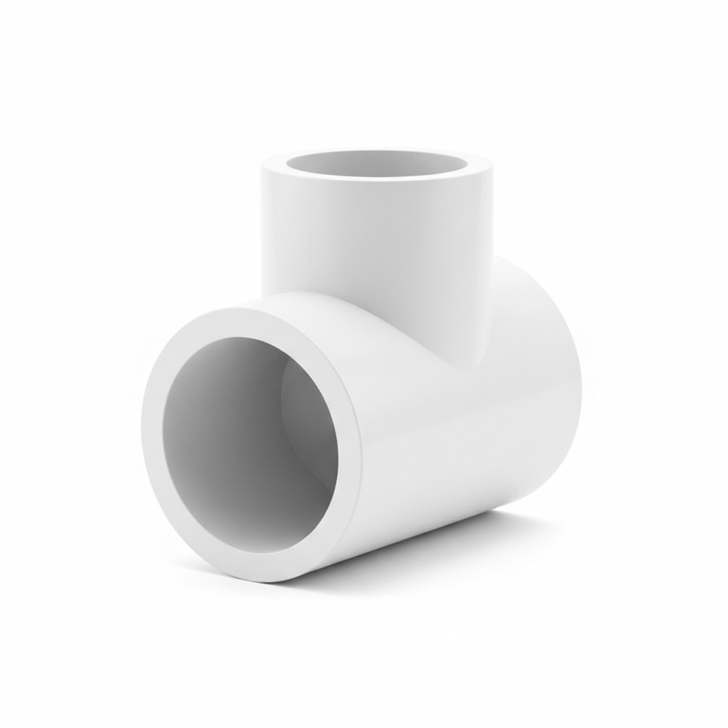 2" uPVC Equal Tee — T-Junction Fitting for Cold Water & Drainage Systems