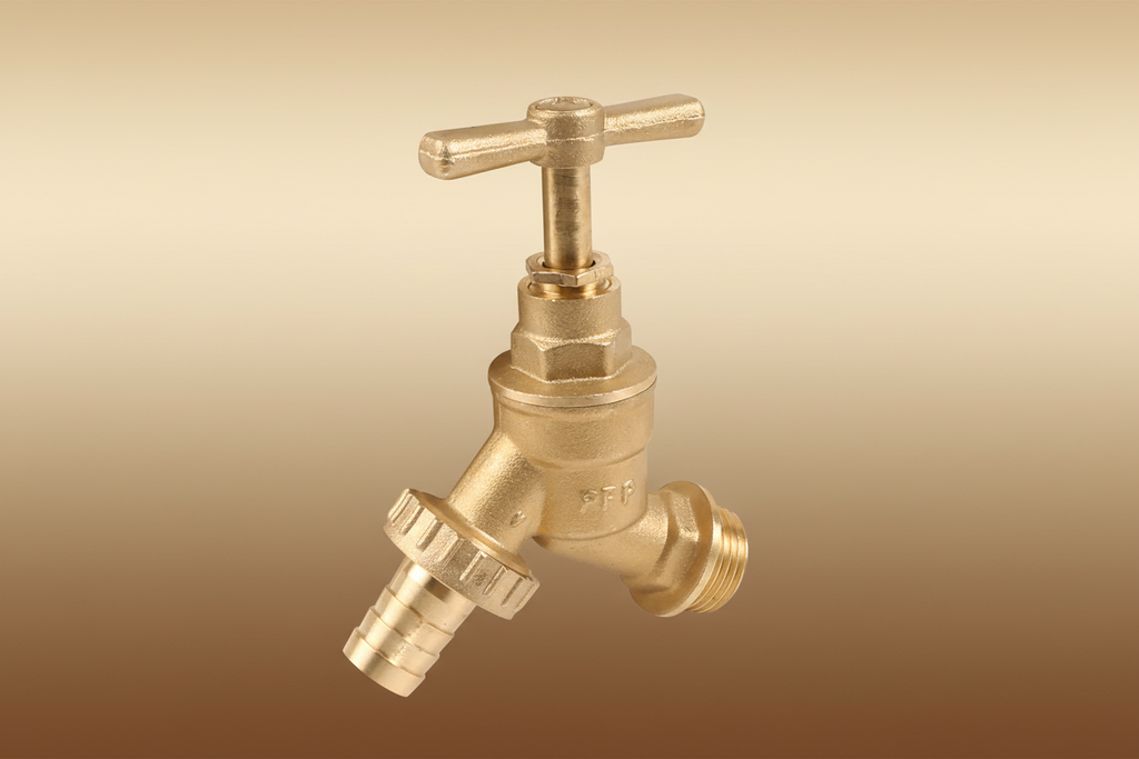 ½" Hose Tap — Outdoor Garden & Utility Bib Tap with Hose Connector
