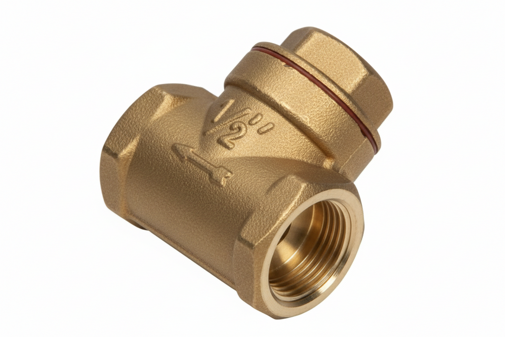 ½" Brass Non-Return Valve — Check Valve for Water Supply & Pump Systems