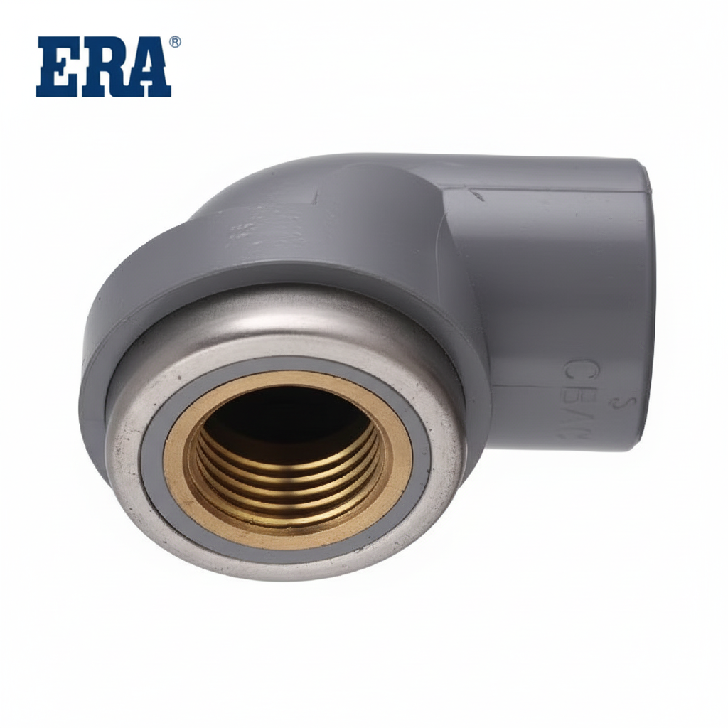 ¾" ERA PVC Faucet Bend with Brass Female Insert