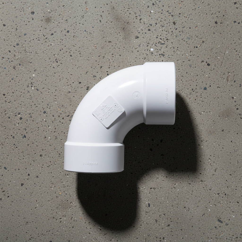 3" uPVC Slow Bend — Long-Radius Elbow for Drainage & Soil Pipe Systems