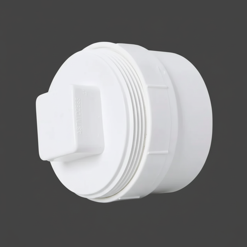 3" uPVC Clean Out — Access Plug for Drainage & Soil Pipe Maintenance