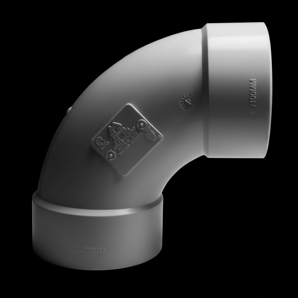 3" uPVC Slow Bend — Long-Radius Elbow for Drainage & Soil Pipe Systems