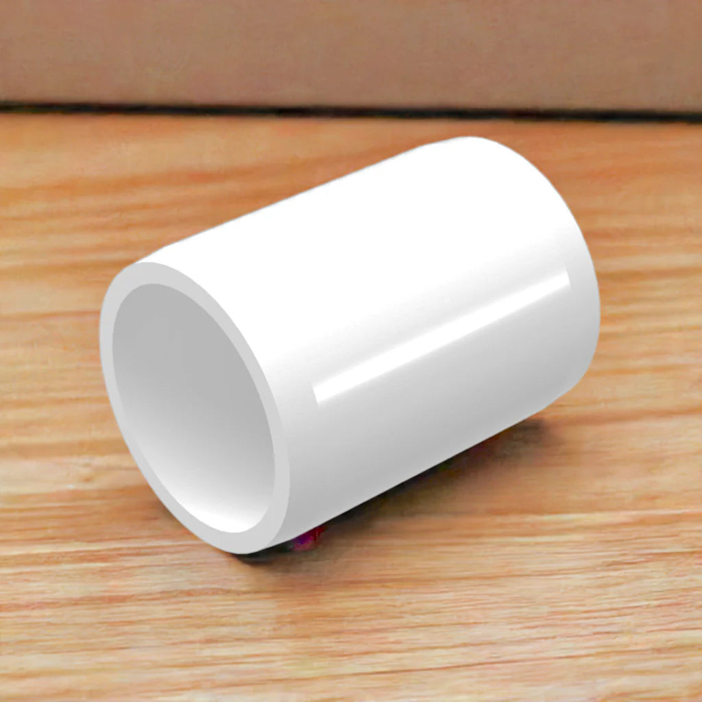 ¾" uPVC Straight Coupling — Solvent Weld Pipe Joiner for PVC Systems