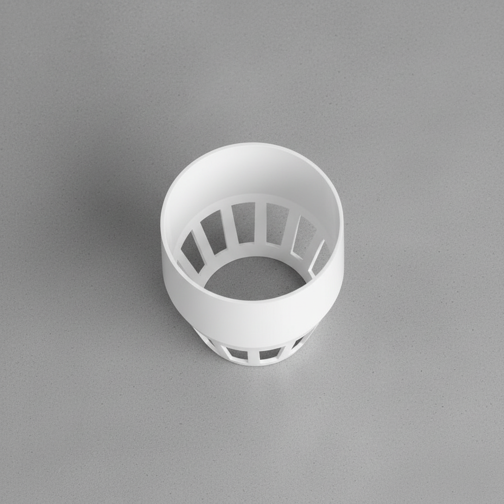 3" uPVC Vent End Cap — Vented Pipe Termination for Drainage Stacks & Vent Pipes