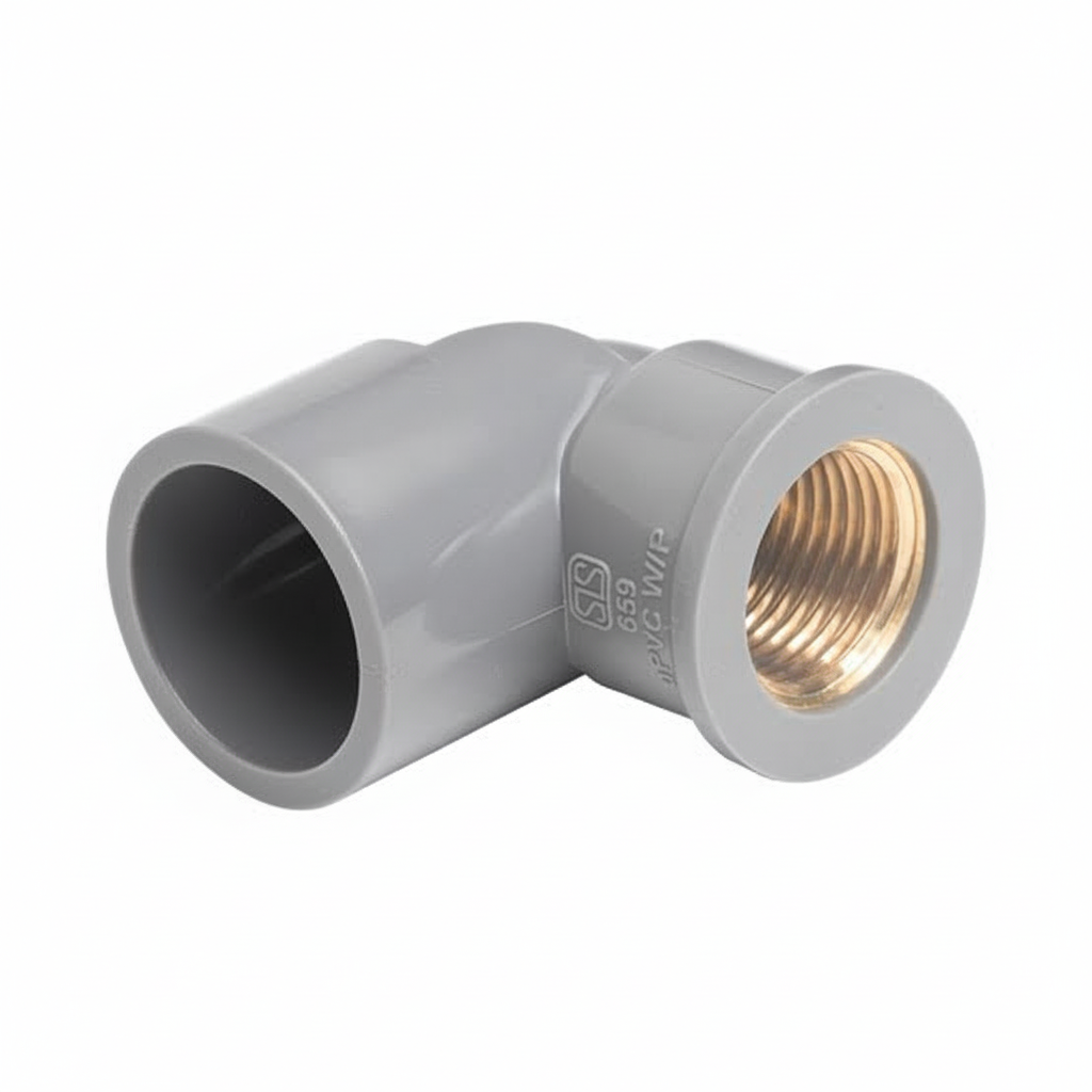 ½" TUK Faucet Bend — 90° Elbow Tap Connector for PVC Pipe Systems