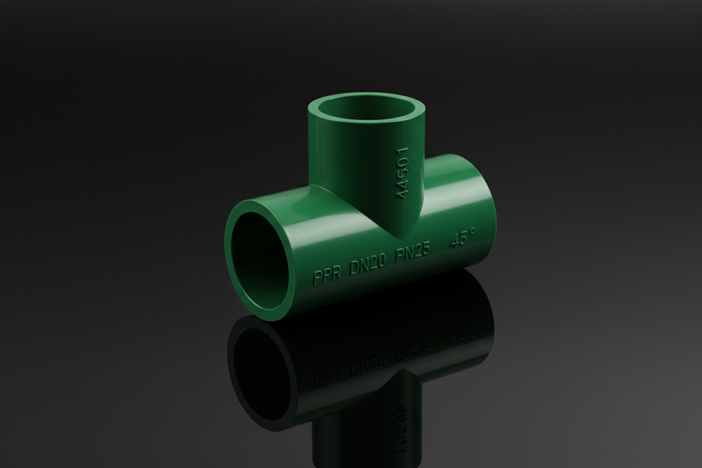 ½" PPR Tee — Equal Tee Junction Fitting for Hot & Cold Water Systems