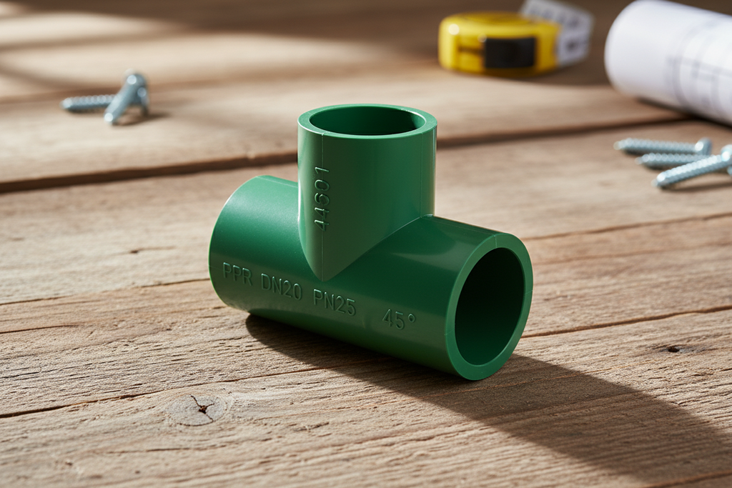 ½" PPR Tee — Equal Tee Junction Fitting for Hot & Cold Water Systems