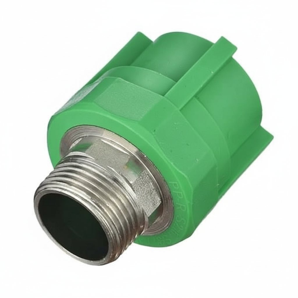 1" PPR Valve Socket — Heat Fusion to Threaded Valve Connector