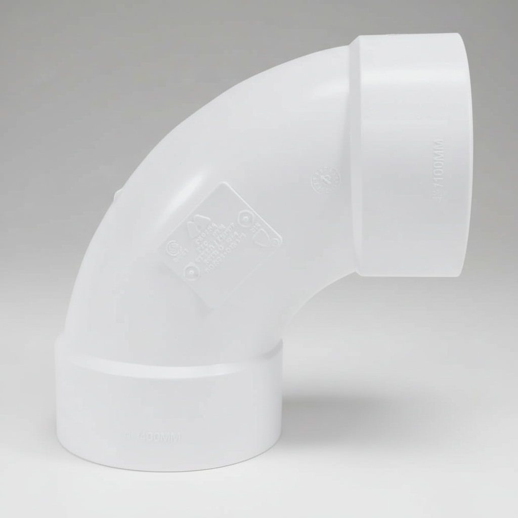 3" uPVC Slow Bend — Long-Radius Elbow for Drainage & Soil Pipe Systems
