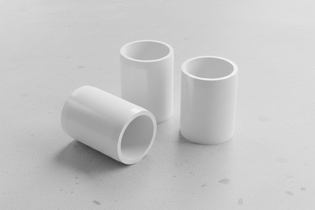 ½" uPVC Straight Coupling — Solvent Weld Pipe Joiner for PVC Systems