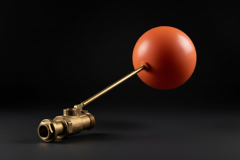 ¾" Brass Ball Valve — Quarter-Turn Lever Handle Inline Shut-Off Valve