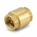 ¾" Brass Spring Check Valve - Studio 3/4 view