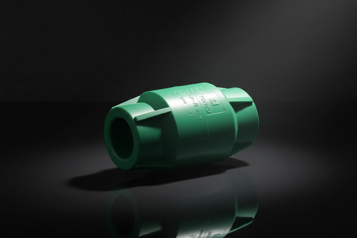 TONZO PPR Check Valve - Hero dark background