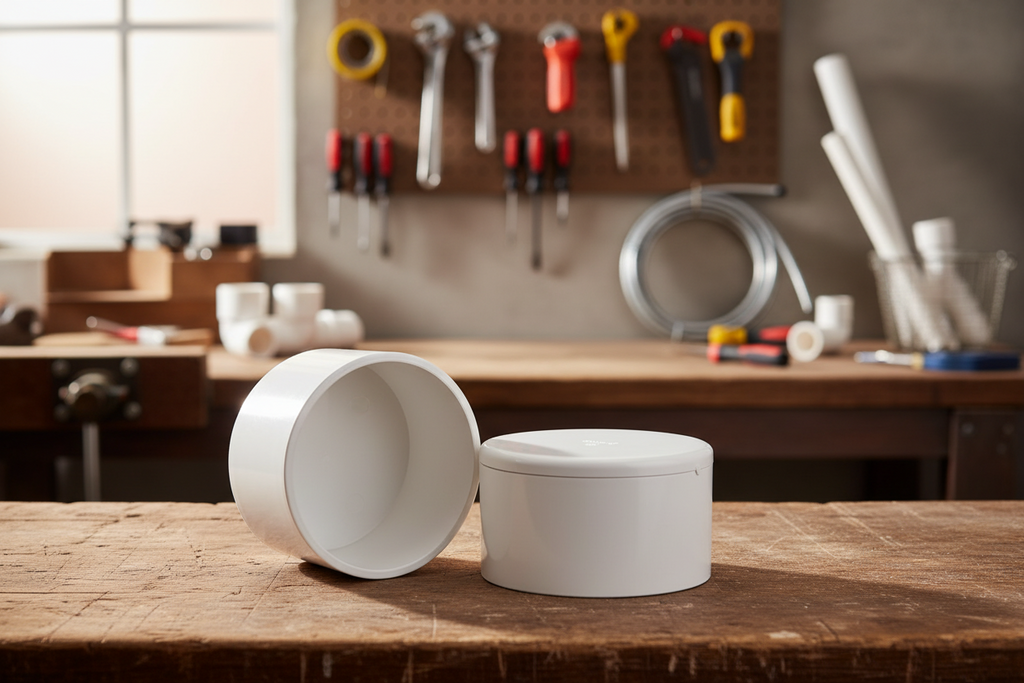 ¾" uPVC End Cap — Pipe Termination Fitting for PVC Systems