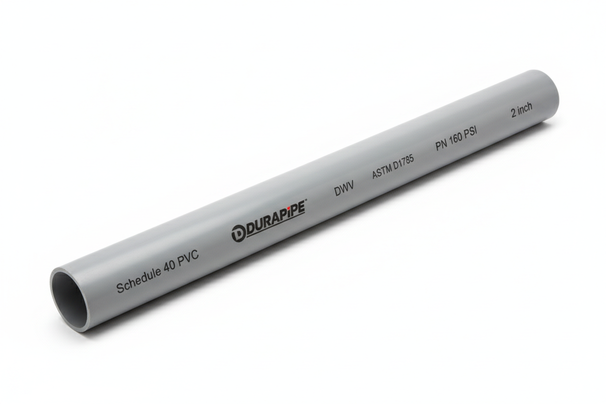 1" uPVC Pipe — Cold Water Supply & Drainage Pipe (Per Metre)