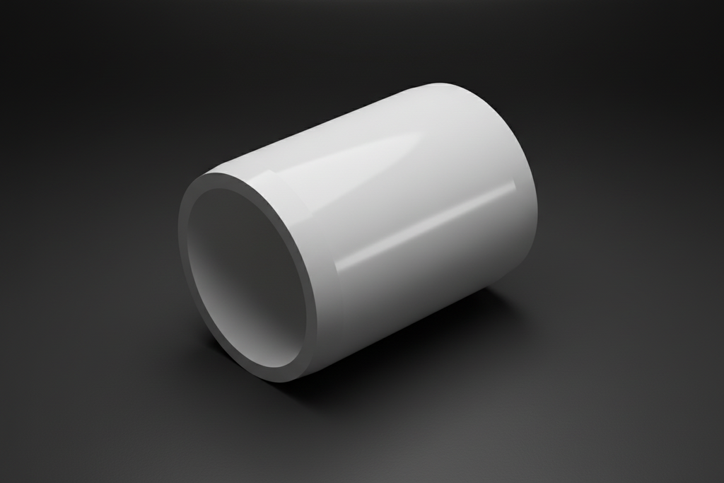 ½" uPVC Straight Coupling — Solvent Weld Pipe Joiner for PVC Systems