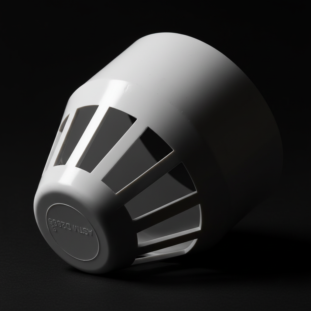 3" uPVC Vent End Cap — Vented Pipe Termination for Drainage Stacks & Vent Pipes