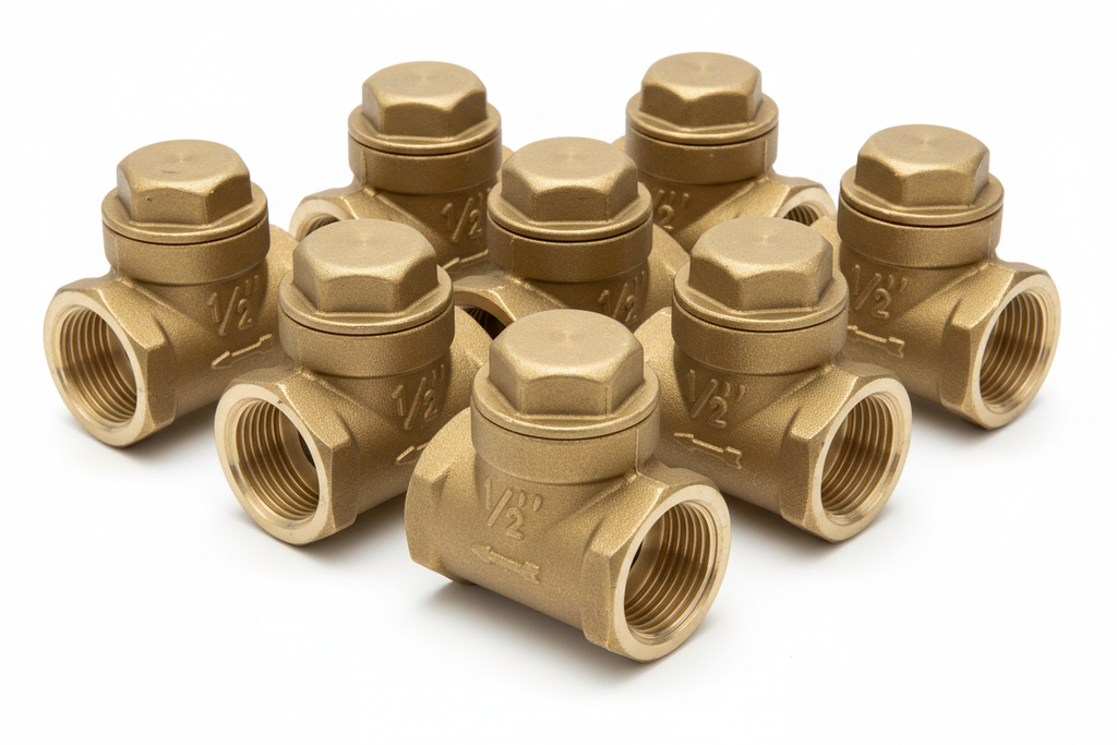 ½" Brass Non-Return Valve — Check Valve for Water Supply & Pump Systems