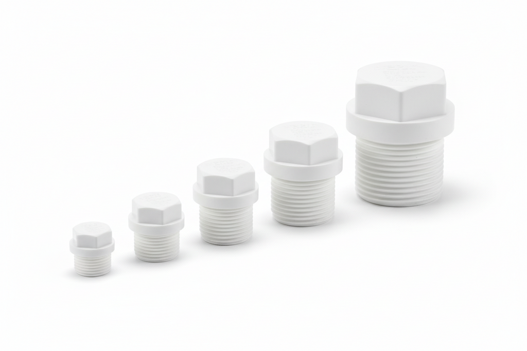 ½" BSP Pipe Plug — Threaded End Cap for Sealing Pipe Outlets