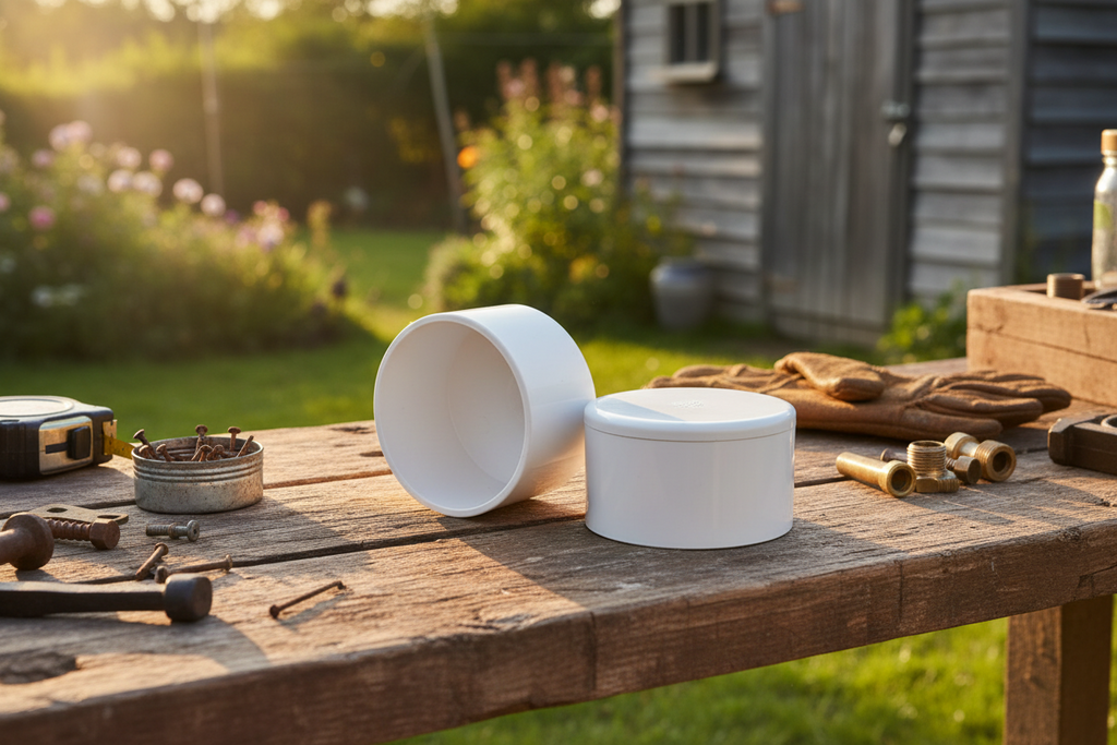 ¾" uPVC End Cap — Pipe Termination Fitting for PVC Systems