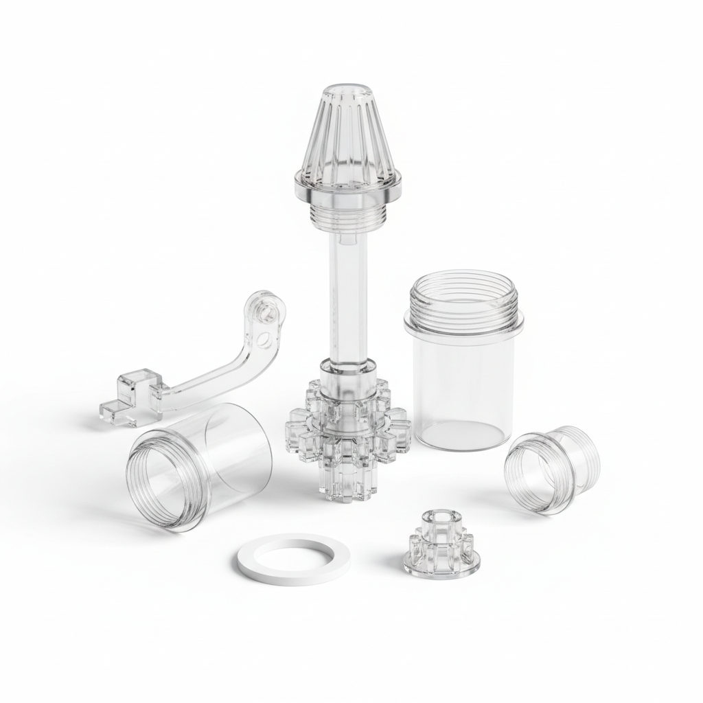 1¼" Plastic Pop-Up Waste — Push-to-Open Basin Waste Fitting