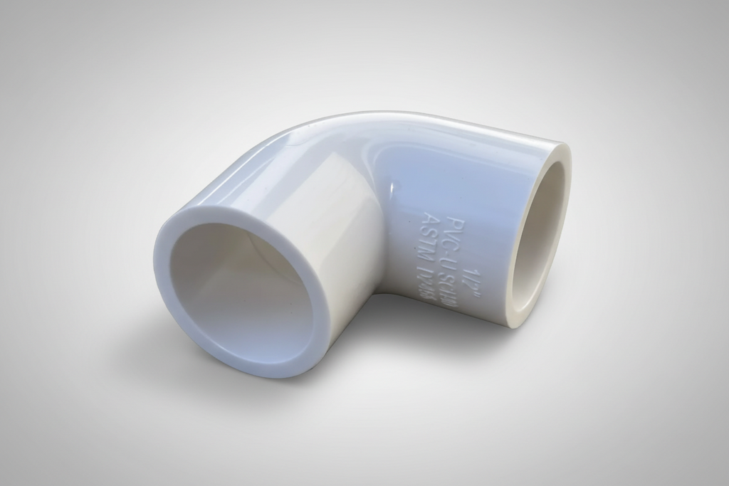 ½" uPVC Pipe Bend — 90° Elbow for Cold Water & Drainage Systems