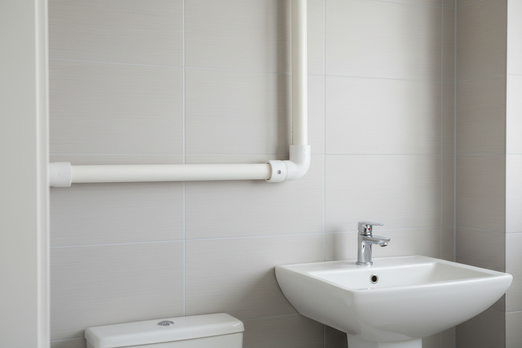 ½" uPVC Pipe Bend — 90° Elbow for Cold Water & Drainage Systems