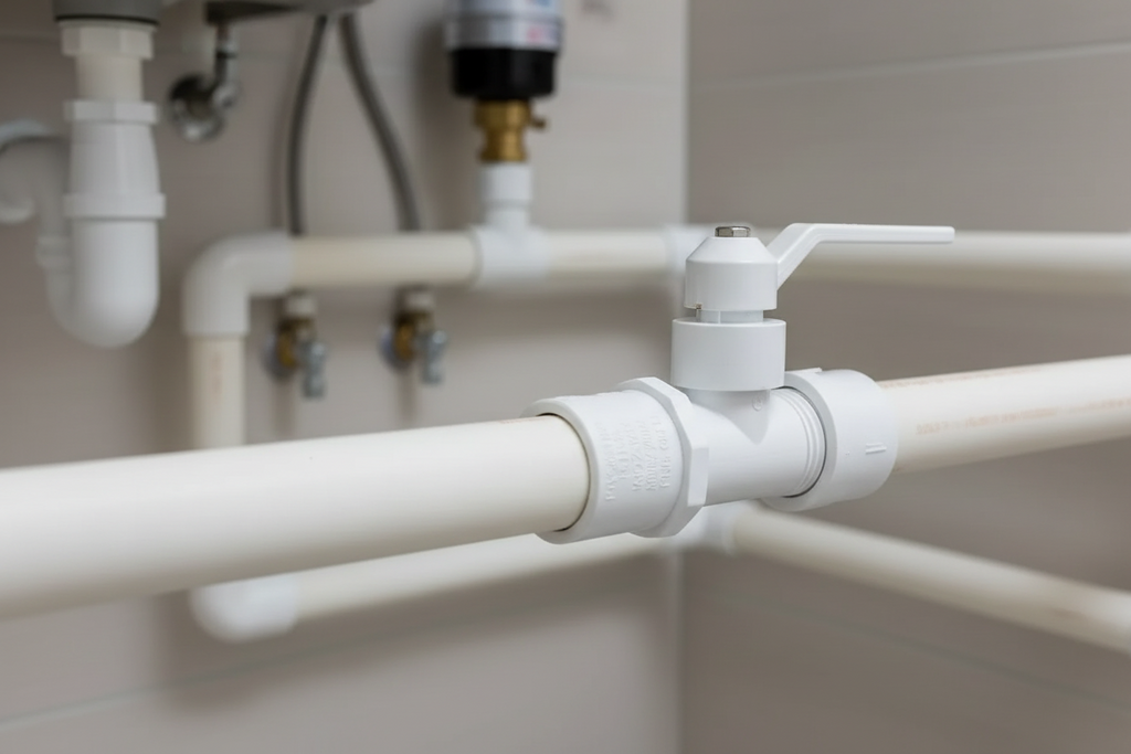 ½" uPVC Valve Socket — Solvent Weld to Threaded Valve Connector