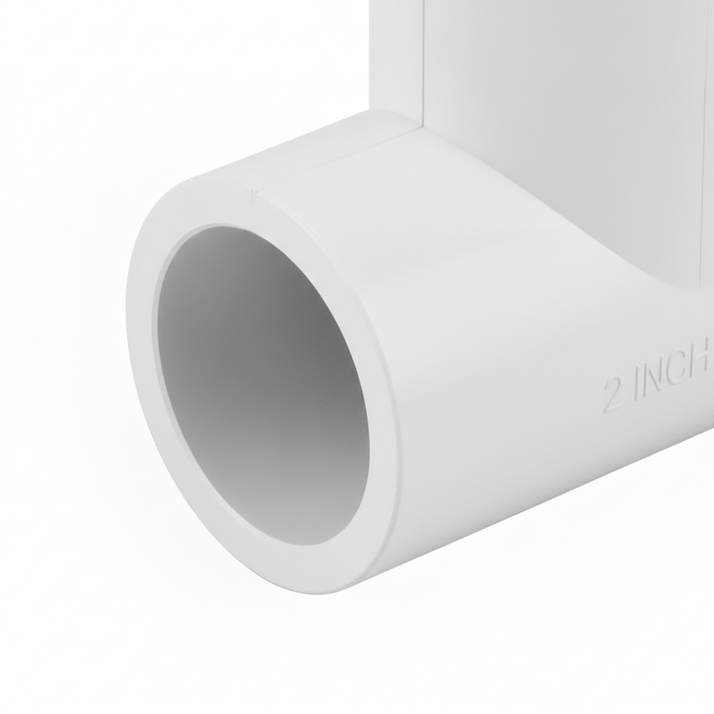 ½" uPVC Equal Tee — T-Junction Fitting for Cold Water & Drainage Systems