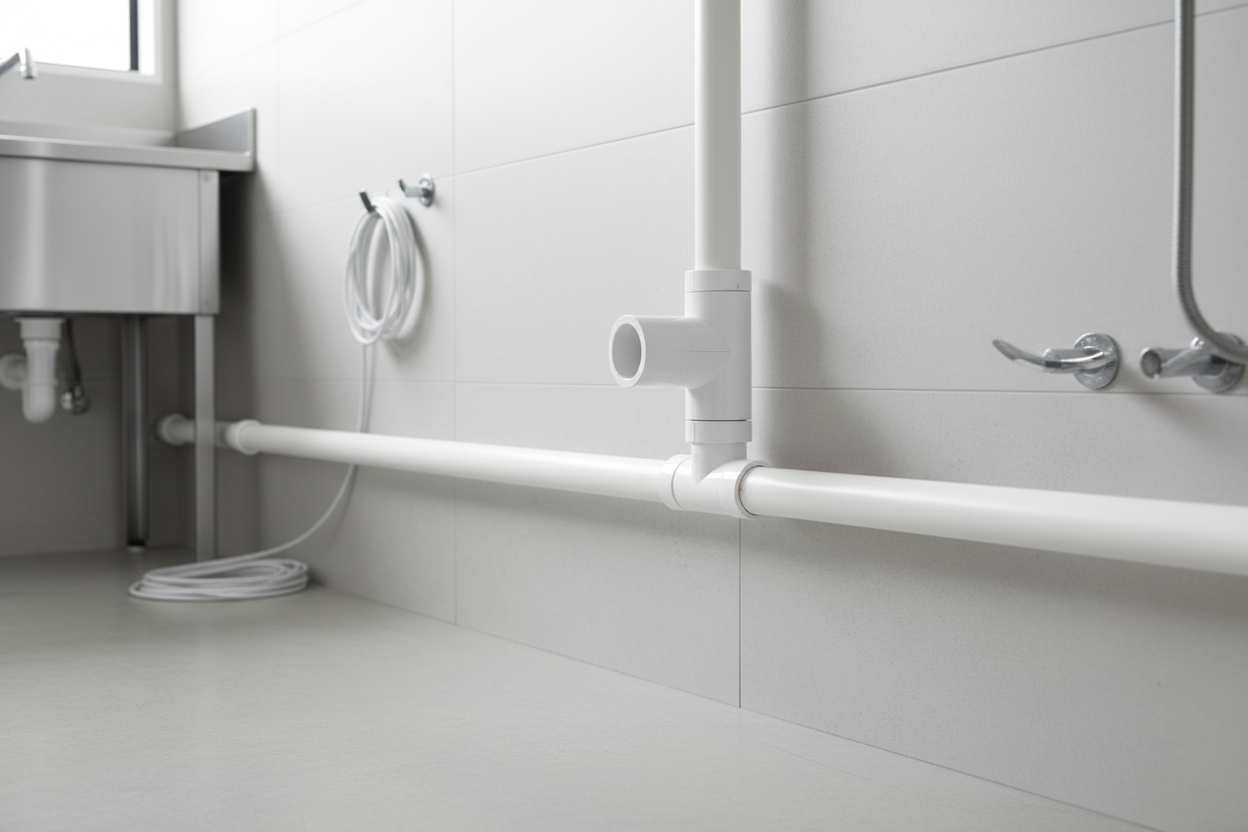 ½" uPVC Equal Tee — T-Junction Fitting for Cold Water & Drainage Systems