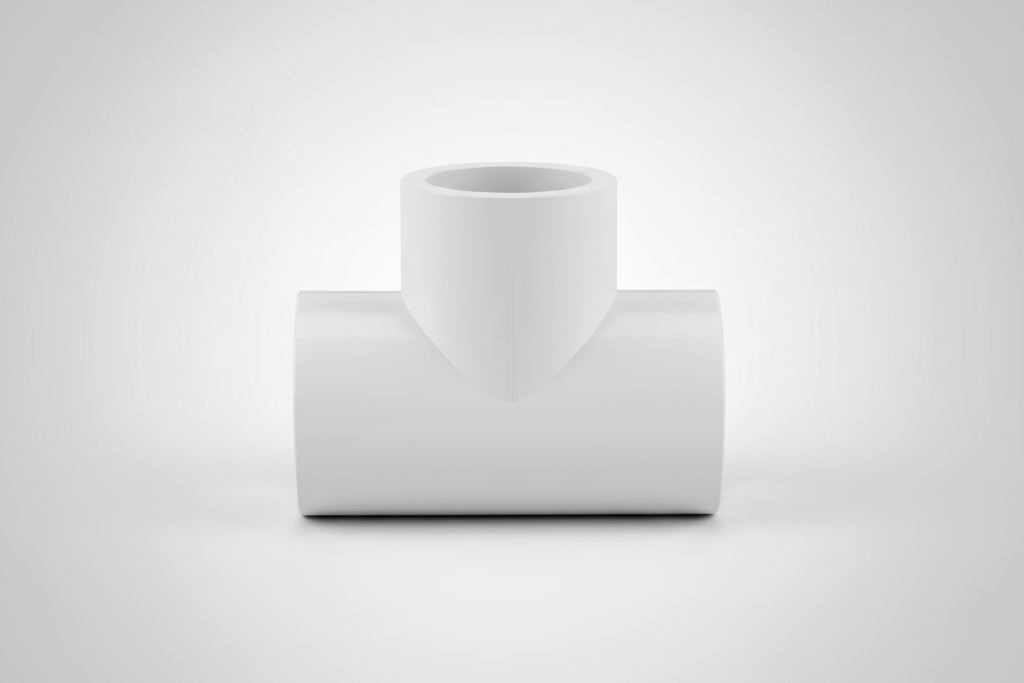½" uPVC Equal Tee — T-Junction Fitting for Cold Water & Drainage Systems