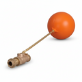 ¾" Brass Ball Valve — Quarter-Turn Lever Handle Inline Shut-Off Valve