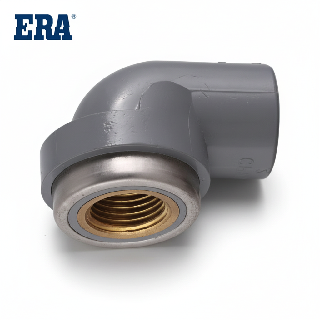 ¾" ERA PVC Faucet Bend with Brass Female Insert