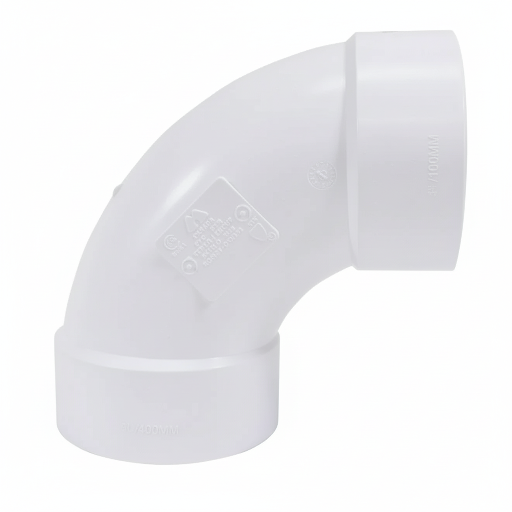 3" uPVC Slow Bend — Long-Radius Elbow for Drainage & Soil Pipe Systems