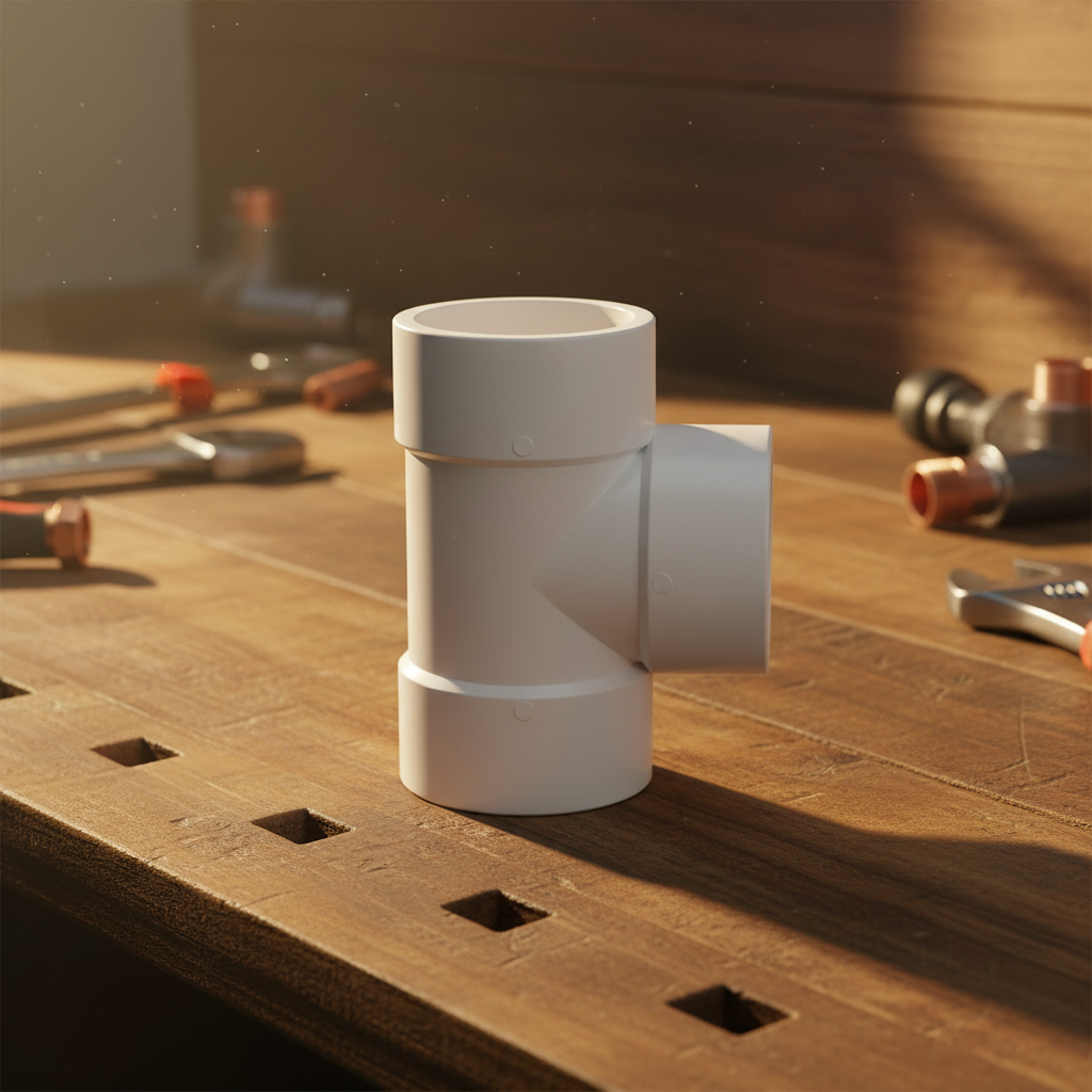 3" uPVC Equal Tee — T-Junction Fitting for Drainage & Soil Pipe Systems