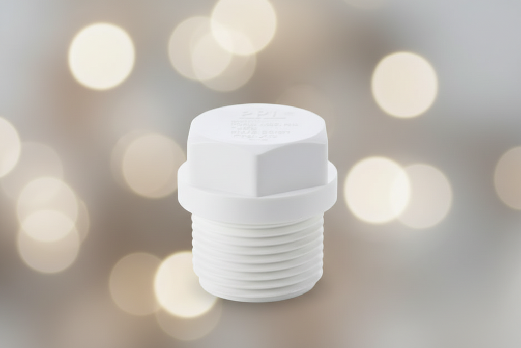 ½" BSP Pipe Plug — Threaded End Cap for Sealing Pipe Outlets